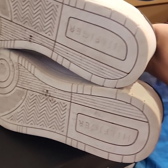 Tommy Hilfiger Men's White and Black Sneakers Tecola 👟 size 11.5 perfect condit - Picture 7 of 7